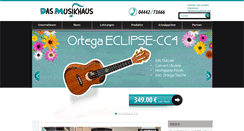 Desktop Screenshot of das-musikhaus.tv